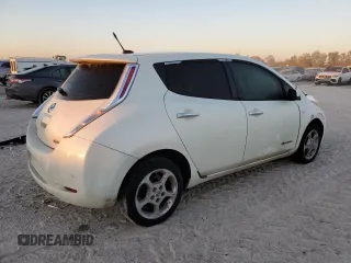 2012 Nissan LEAF SL with VIN JN1AZ0CP5CT017787, listed as a Copart auction lot 77338644 with 99,647 mi miles and Clean Title. Bid and sale history available at DreamBid. Image 3.