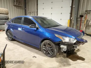 2020 Kia Forte GT-Line with VIN 3KPF34AD9LE181539, listed as a Copart auction lot 46827965 with 86,604 mi miles and Salvage Title. Bid and sale history available at carsss.com. Image 4.