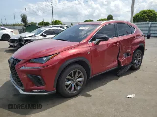 2019 Lexus NX 300 z VIN JTJYARBZ3K2151760, wystawiony jako Copart lot #57511445 z przebiegiem 87 384 mil mil oraz Szkody całkowita. Historia ofert i sprzedaży dostępna na DreamBid. Obrazek 1.