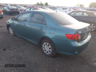 2009 Toyota Corolla with VIN JTDBL40E099063708, listed as a IAAI auction lot 42085584 with 110,075 mi miles. Bid and sale history available at carsss.com. Image 3.