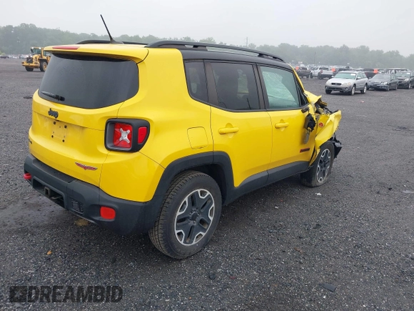 2017 Jeep Renegade Trailhawk с VIN ZACCJBCB2HPF74091, выставлен на аукционе IAAI как лот 42508617 с пробегом 74 968 миль миль и . История ставок и продаж доступна на DreamBid. Изображение 4.