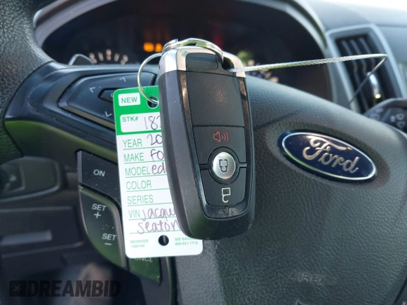 2017 Ford Edge SE with VIN 2FMPK3G9XHBB96694, listed as a IAAI auction lot 40879324 with 120,855 mi miles and . Bid and sale history available at DreamBid. Image 11.