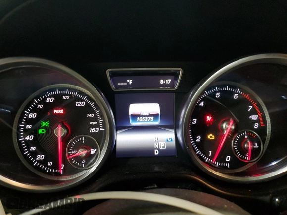 2017 Mercedes-Benz GLS 450 with VIN 4JGDF6EEXHA854437, listed as a Copart auction lot 53720415 with 105,375 mi miles and Salvage title. Bid and sale history available at DreamBid. Image 9.