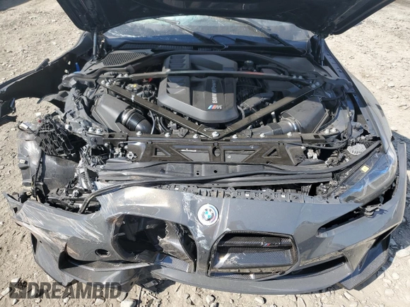 2022 BMW M4 Competition xDrive with VIN WBS43AZ00NCK05589, listed as a Copart auction lot 74566054 with 0 mi miles and Salvage Title. Bid and sale history available at carsss.com. Image 11.