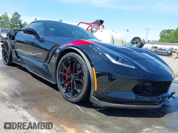 2017 Chevrolet Corvette Grand Sport 3LT z VIN 1G1YZ2D71H5110106, wystawiony jako IAAI lot #42064252 z przebiegiem 49 406 mil mil oraz . Historia ofert i sprzedaży dostępna na DreamBid. Obrazek 1.