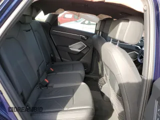 2021 Audi Q3 S line Premium Plus with VIN WA1EECF3XM1053860, listed as a Copart auction lot 37636673 with 28,207 mi miles. Bid and sale history available at carsss.com. Image 10.