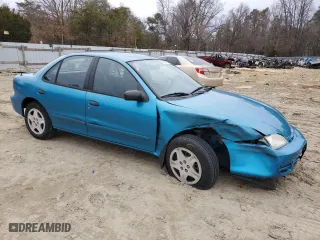 2000 Chevrolet Cavalier LS with VIN 1G1JF5244Y7107581, listed as a Copart auction lot 43988535 with 33,001 mi miles and Salvage Title. Bid and sale history available at carsss.com. Image 4.