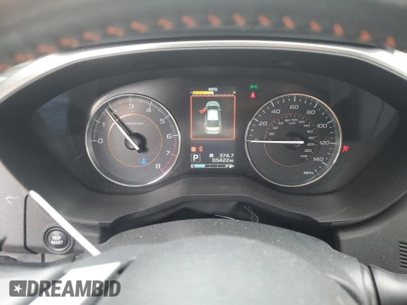 2018 Subaru Crosstrek Limited with VIN JF2GTAMC2J8350119, listed as a Copart auction lot 61361375 with 65,422 mi miles and Salvage title. Bid and sale history available at DreamBid. Image 9.