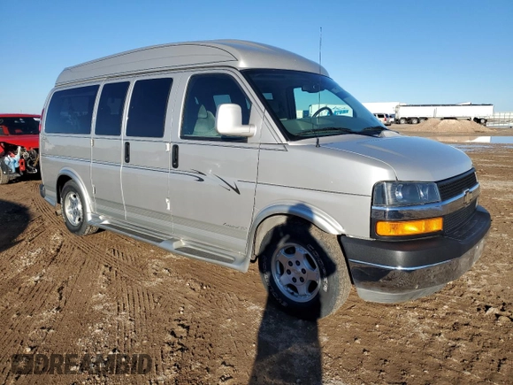2005 Chevrolet Express Cargo Van YF7 Upfitter with VIN 1GBFG15T351269064, listed as a Copart auction lot 78981304 with 70,663 mi miles and Salvage Title. Bid and sale history available at carsss.com. Image 4.