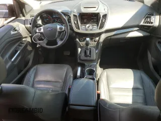 2015 Ford Escape Titanium with VIN 1FMCU9J9XFUB11123, listed as a Copart auction lot 52191015 with 77,541 mi miles and Salvage Title. Bid and sale history available at carsss.com. Image 8.