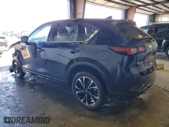 2023 Mazda CX-5 2.5 S Premium Package with VIN JM3KFBDM3P0135040, listed as a Copart auction lot 44315985 with 21,127 mi miles and Salvage Title. Bid and sale history available at carsss.com. Image 2.