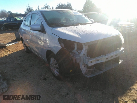 2023 Mitsubishi Mirage ES with VIN ML32FUFJ8PHF01282, listed as a IAAI auction lot 41256460 with 21,490 mi miles and . Bid and sale history available at DreamBid. Image 1.