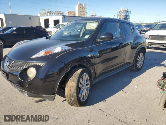 2012 Nissan Juke SV with VIN JN8AF5MR1CT109440, listed as a Copart auction lot 81833374 with 108,578 mi miles and Salvage Title. Bid and sale history available at carsss.com. Image 1.