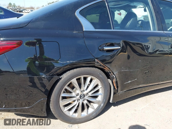 2021 Infiniti Q50 3.0t LUXE with VIN JN1EV7BP8MM700070, listed as a IAAI auction lot 41713519 with 75,333 mi miles. Bid and sale history available at carsss.com. Image 6.