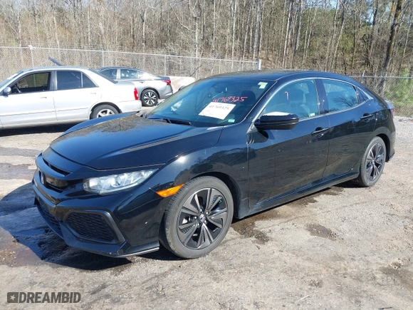 2018 Honda Civic Hatchback LX with VIN SHHFK7H20JU234286, listed as a IAAI auction lot 41769325 with 102,695 mi miles. Bid and sale history available at carsss.com. Image 17.