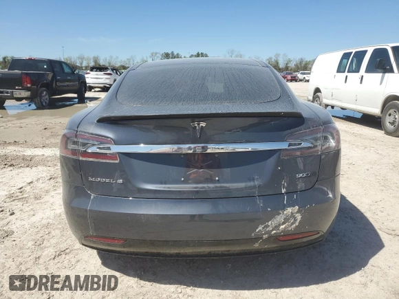 2017 Tesla Model S 100D with VIN 5YJSA1E20HF194600, listed as a Copart auction lot 49068495 with 52,023 mi miles and Salvage title. Bid and sale history available at DreamBid. Image 6.