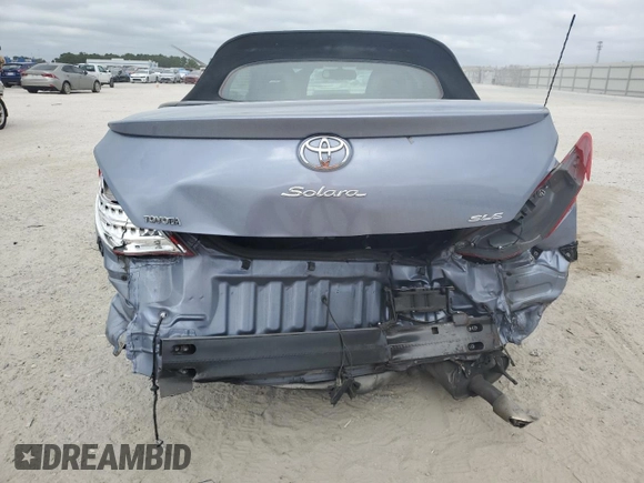 2007 Toyota Solara SE with VIN 4T1FA38P97U116189, listed as a Copart auction lot 76848934 with 144,500 mi miles and Salvage Title. Bid and sale history available at DreamBid. Image 6.