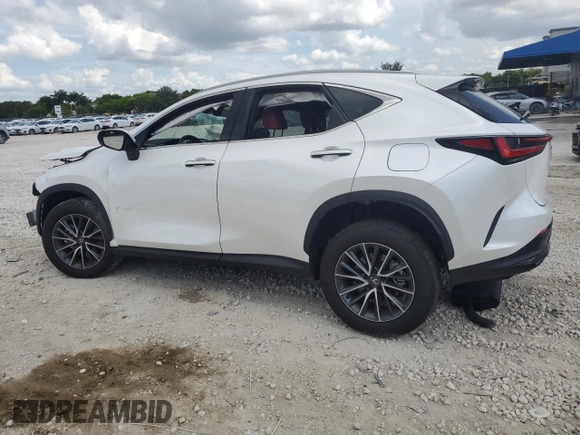 2025 Lexus NX 350 Premium with VIN 2T2GGCEZ9SC076517, listed as a Copart auction lot 58912265 with 4,530 mi miles and Non repairable. Bid and sale history available at DreamBid. Image 2.