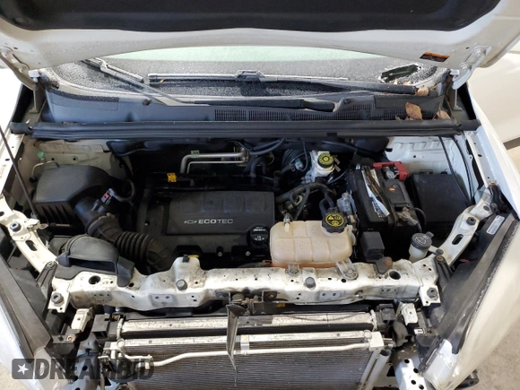 2015 Chevrolet Trax LT with VIN KL7CJRSB3FB223530, listed as a Copart auction lot 81809844 with 98,631 mi miles and Salvage Title. Bid and sale history available at DreamBid. Image 12.