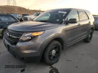 2015 Ford Utility Police Interceptor with VIN 1FM5K8AR5FGC08706, listed as a Copart auction lot 81642424 with 78,111 mi miles and Salvage Title. Bid and sale history available at carsss.com. Image 1.