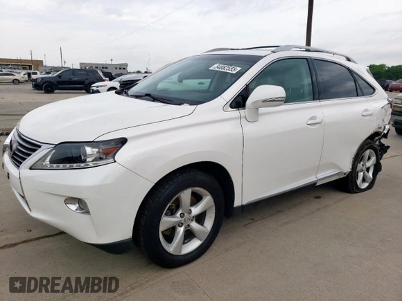 2014 Lexus RX 350 with VIN 2T2ZK1BA9EC145284, listed as a Copart auction lot 54882555 with 131,553 mi miles and Salvage Title. Bid and sale history available at DreamBid. Image 1.