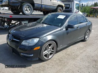 2012 Mercedes-Benz C 250 Sport with VIN WDDGF4HB2CR214584, listed as a IAAI auction lot 42227064 with 128,309 mi miles and . Bid and sale history available at DreamBid. Image 2.