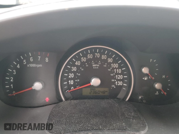 2007 Kia Sedona LX with VIN KNDMB233876174354, listed as a Copart auction lot 78527234 with 236,048 mi miles and Salvage Title. Bid and sale history available at DreamBid. Image 9.