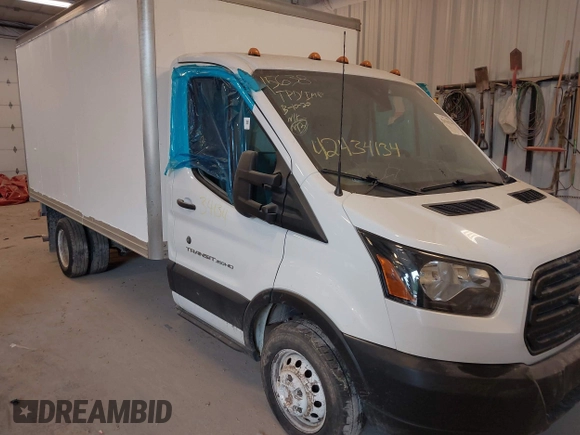 2019 Ford Transit with VIN 1FDBF8ZM1KKA86059, listed as a IAAI auction lot 42434134 with 82,668 mi miles and . Bid and sale history available at DreamBid. Image 6.