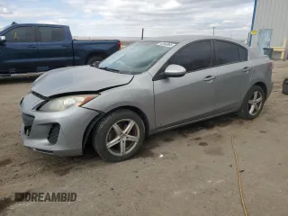 2013 Mazda 3 i SV with VIN JM1BL1TF7D1800123, listed as a Copart auction lot 43046665 with 183,216 mi miles and Salvage title. Bid and sale history available at DreamBid. Image 1.
