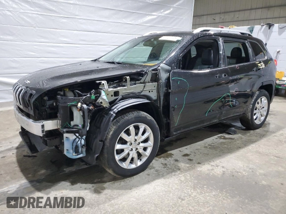 2014 Jeep Cherokee Limited with VIN 1C4PJMDS8EW250329, listed as a Copart auction lot 47022005 with 267,598 mi miles and Clean Title. Bid and sale history available at carsss.com. Image 1.