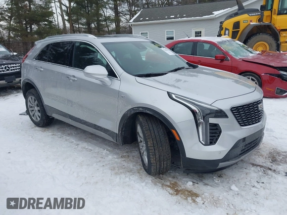 2019 Cadillac XT4 FWD Premium Luxury with VIN 1GYFZCR42KF223397, listed as a IAAI auction lot 41308551 with 20,575 mi miles. Bid and sale history available at carsss.com. Image 1.