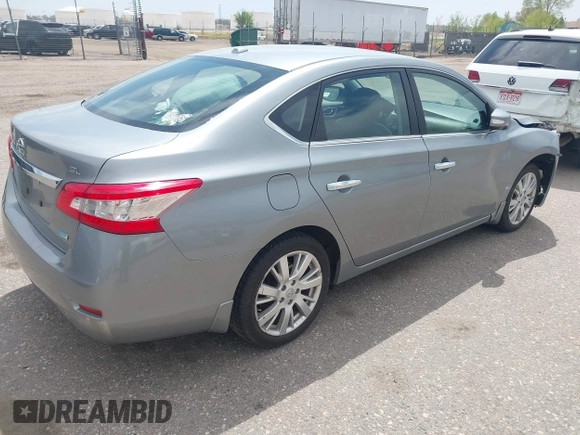 2013 Nissan Sentra FE+ S with VIN 3N1AB7AP2DL744262, listed as a IAAI auction lot 42021239 with 113,126 mi miles and . Bid and sale history available at DreamBid. Image 4.