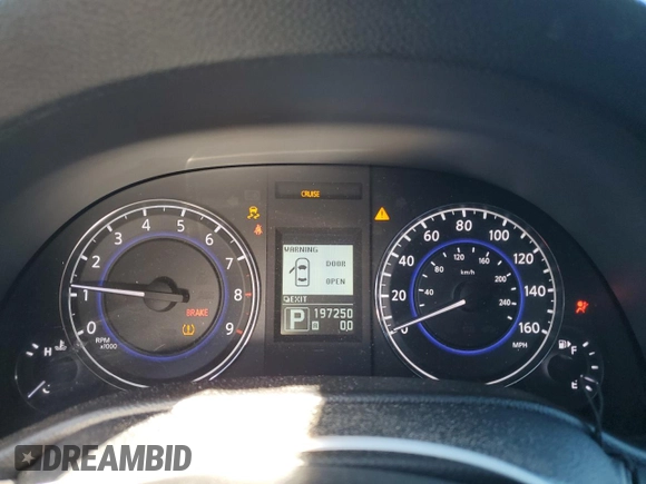 2013 Infiniti G37 IPL with VIN JN1CV6EK3DM900355, listed as a Copart auction lot 85375054 with 197,250 mi miles and Salvage Title. Bid and sale history available at carsss.com. Image 9.