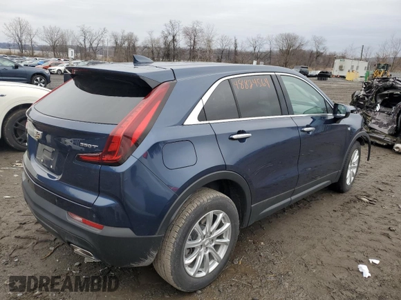 2020 Cadillac XT4 AWD Luxury with VIN 1GYFZBR49LF127035, listed as a Copart auction lot 48824564 with Not Provided miles and . Bid and sale history available at carsss.com. Image 3.