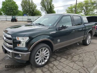 2015 Ford F-150 XLT with VIN 1FTEW1EGXFFC82332, listed as a Copart auction lot 55688605 with 127,679 mi miles and Salvage Title. Bid and sale history available at carsss.com. Image 1.