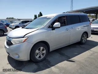 2016 Nissan Quest SV with VIN JN8AE2KPXG9152731, listed as a Copart auction lot 55842804 with 126,793 mi miles and Salvage Title. Bid and sale history available at carsss.com. Image 1.