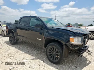 2021 GMC Canyon 2WD Elevation with VIN 1GTG5CEN2M1273060, listed as a Copart auction lot 59078095 with 46,552 mi miles and Salvage title. Bid and sale history available at DreamBid. Image 4.
