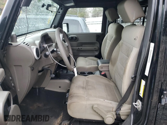 2008 Jeep Wrangler Unlimited Sahara with VIN 1J4GA59168L580525, listed as a Copart auction lot 47147905 with 223,138 mi miles and Salvage Title. Bid and sale history available at carsss.com. Image 7.