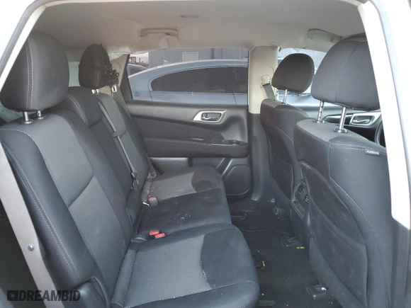 2017 Nissan Pathfinder SV with VIN 5N1DR2MNXHC686613, listed as a Copart auction lot 43831825 with 123,711 mi miles and Salvage Title. Bid and sale history available at carsss.com. Image 12.