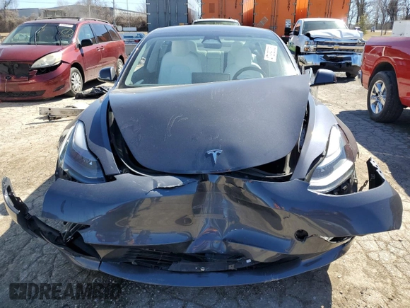 2023 Tesla Model 3 with VIN 5YJ3E1EA7PF696177, listed as a Copart auction lot 47939205 with 32,578 mi miles and Salvage Title. Bid and sale history available at carsss.com. Image 5.
