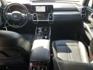 2021 Kia Sorento SX Prestige X-Line with VIN 5XYRKDLF2MG016354, listed as a Copart auction lot 77501394 with 95,352 mi miles and Salvage Title. Bid and sale history available at carsss.com. Image 8.
