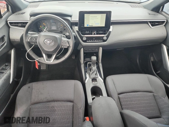 2024 Toyota Corolla Cross Hybrid S with VIN 7MUFBABG3RV047740, listed as a Copart auction lot 62395955 with 15,885 mi miles and Salvage title. Bid and sale history available at DreamBid. Image 8.