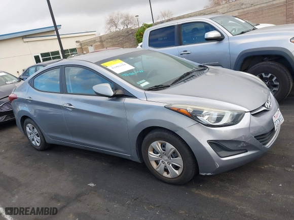 2016 Hyundai Elantra SE with VIN 5NPDH4AE7GH785402, listed as a IAAI auction lot 41902194 with 101,593 mi miles. Bid and sale history available at carsss.com. Image 14.