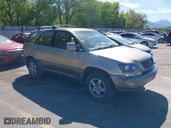 1999 Lexus RX 300 with VIN JT6HF10U9X0080216, listed as a IAAI auction lot 42219637 with 248,595 mi miles and . Bid and sale history available at DreamBid. Image 1.