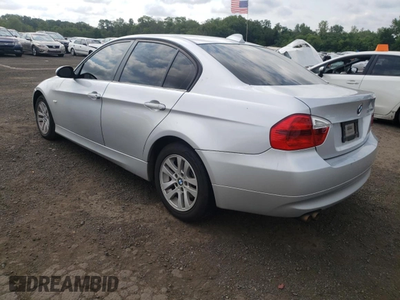 2007 BMW 3 Series 328xi with VIN WBAVC73527KP32168, listed as a Copart auction lot 63793745 with 145,786 mi miles and Salvage title. Bid and sale history available at DreamBid. Image 2.