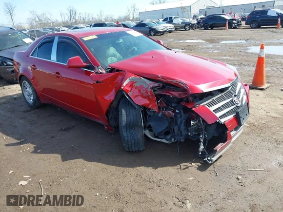 2009 Cadillac CTS RWD with VIN 1G6DV57V890163710, listed as a IAAI auction lot 41827499 with 89,034 mi miles and . Bid and sale history available at carsss.com. Image 1.