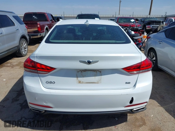 2017 Genesis G80 3.8L with VIN KMHGN4JE1HU200046, listed as a IAAI auction lot 42077422 with 121,698 mi miles and . Bid and sale history available at carsss.com. Image 17.