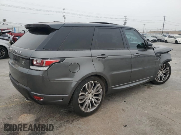 2014 Land Rover Range Rover Sport Autobiography with VIN SALWV2TF1EA377812, listed as a Copart auction lot 59728525 with 44,889 mi miles and Salvage title. Bid and sale history available at DreamBid. Image 3.