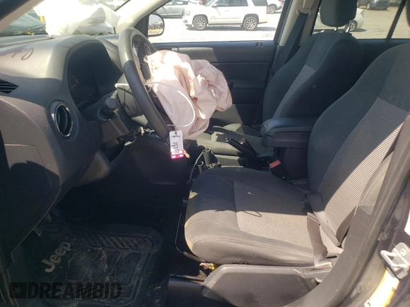 2016 Jeep Compass Sport with VIN 1C4NJCBA8GD524588, listed as a Copart auction lot 53858485 with 137,396 mi miles and Non repairable. Bid and sale history available at DreamBid. Image 7.