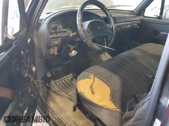 1993 Ford F-150 with VIN 1FTEX15NXPKB33486, listed as a Copart auction lot 81928444 with 0 mi miles and Salvage Title. Bid and sale history available at carsss.com. Image 8.
